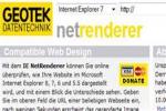 IE NetRenderer logo